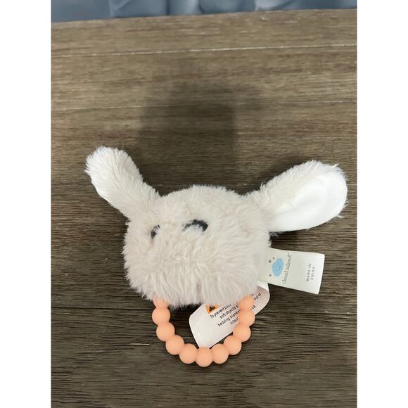 Cloud Island Bunny Plush‎ Teething Ring - Picture 1 of 4